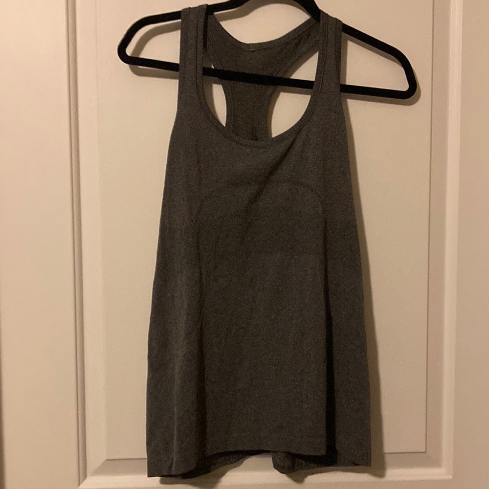 lulu Gray Racerback Top